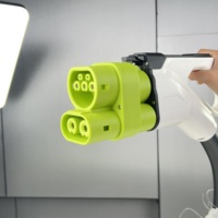 Adaptateur de charge rapide CCS1 vers CCS2, connecteur EV pour voiture électrique DC+AC 250A/400A