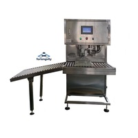 Vente chaude Machine de remplissage et de bouchage semi-automatique aseptique pour sachets en boîte, huile, eau pure, boissons, lait, BIB, haute précision