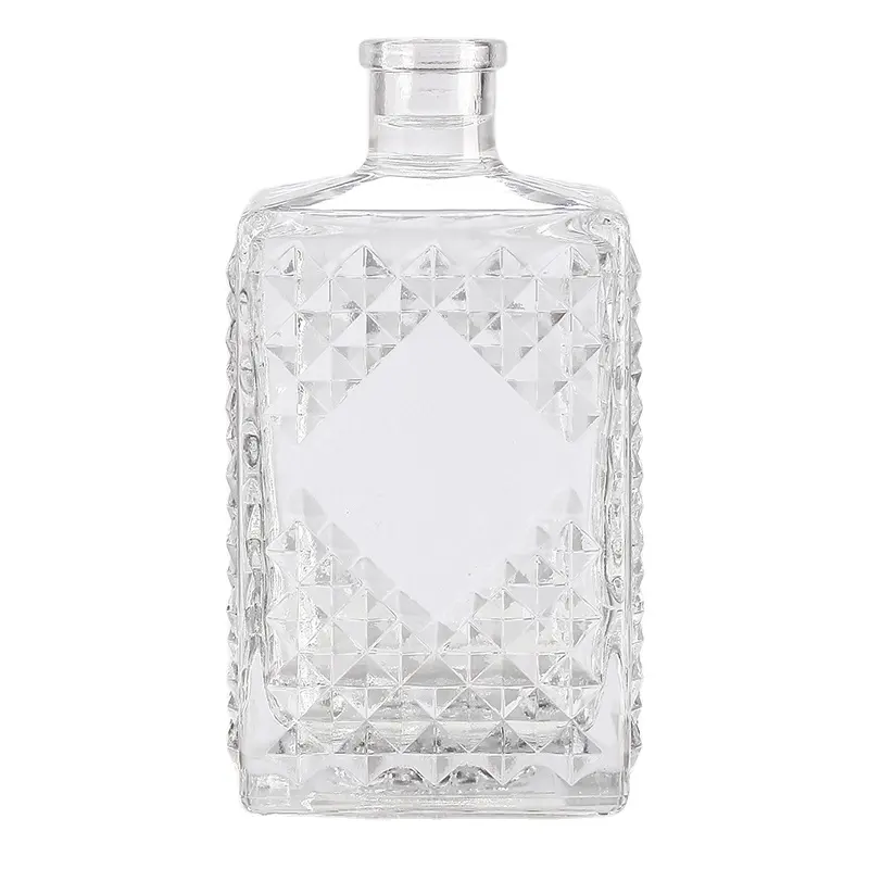 Premium Clear kristal kesim tasarımı viski bardağı şişe 500ml 750ml