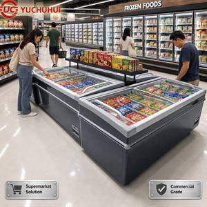 Congélateur vertical commercial en acier inoxydable 304 |   Réfrigérateur congélateur professionnel -20°C 1200L avec porte en aluminium personnalisable pour supermarchés et hôtels - Product Image 5