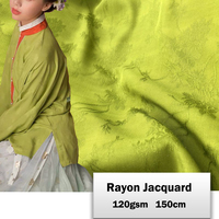 Tissu de rayonne Jacquard de fleur de glycine chinoise de RTS pour Hanfu