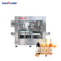 Machine de remplissage isobare 8-4-4, 2000 BPH, pour bouteilles en verre, eau gazeuse, boissons gazeuses