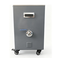 Machine de nettoyage ultrasonique industrielle haute puissance 40L 600W avec réservoir à roulettes et drainage pour atelier, pièces automobiles, dégraissage de moules PCB
