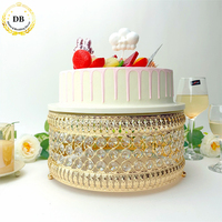 Décoration de mariage, support à gâteaux en métal, support pour gâteaux, présentoir décoratif, supports à gâteaux cylindriques miroir