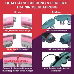 Thiết Bị Tập Thể Dục Thông Minh Thể Thao Hoop Eo Mỏng Tập Thể Dục Có Thể Tháo Rời Massage Hoops Cho Phòng Tập Thể Dục Đào Tạo Nhà - Product Image 5