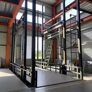 Elevador Hidráulico Vertical de Carga para Montaje en Pared <span class=keywords><strong>Exterior</strong></span> de 200 kg y 500 kg, Plataforma Elevadora Eléctrica Pequeña para el Hogar y Almacenes - Product Image 3