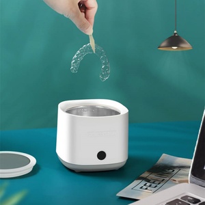 Limpiador Ultrasónico Portátil para Dentaduras Postizas, 42khz, Máquina de Limpieza Digital para Retenedores y Alineadores Dentales - Product Image 1