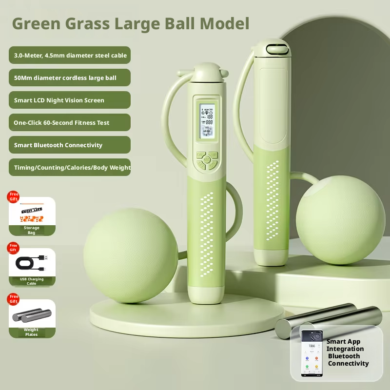 Large ball-green weighted block eva zipper bag
