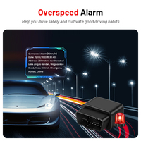 Micodus MV33G Obd Obd2 Rastreador de Vehículos Plug and Play 4G GPS con Rastreo en Tiempo Real y Software Gratuito de por Vida