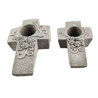 Pot de fleurs en forme de croix de haute qualité, pots de fleurs de jardin extérieurs de qualité supérieure, jardinières pour balcon, en vente