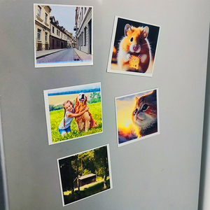 Trắng mỏng cho Glossy dính thư có thể in tấm hình ảnh nam châm in ấn tự hộp từ tính tấm với chất kết dính - Product Image 2