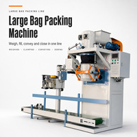 Machine d'emballage de sacs de 25 kg et 50 kg, avec pince à dégagement rapide, corps en acier inoxydable SUS304, pour le nettoyage