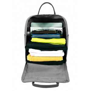 Mochila de lona para viaje, 36-56L, plegable, resistente al agua, unisex, informal, estilo preppy, con doble asa - Product Image 3