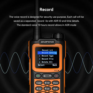 Baofeng ad-20 אנלוגית/דיגיטלית 1024ch מסך הקלטה רב-פס כוח גבוה עם הצפנת רדיו דיגיטלי - Product Image 4