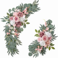 Décorations florales de mariage en gros pour arches de toile de fond, zones d'accueil et aménagements de portails floraux extérieurs