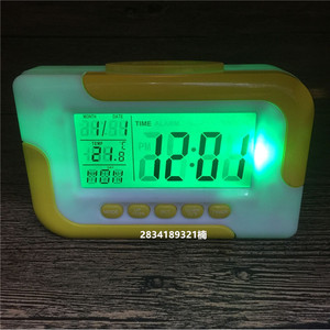 Nako Na-3816 Sound Control Lcd Clock With Led Backlight Digital Alarm Clock For Home Office Use - Product Image 3