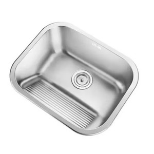 Fregadero de acero inoxidable para lavandería, fregadero individual con tabla de lavar - Product Image 3