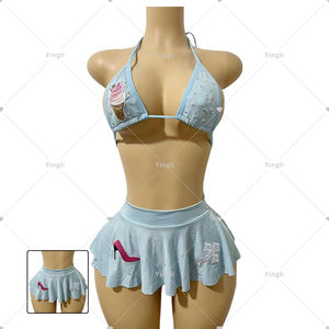 Vêtements de danse décapant de haute qualité et accrocheur Yingli pour les danseurs de poteaux professionnels - Product Image 5