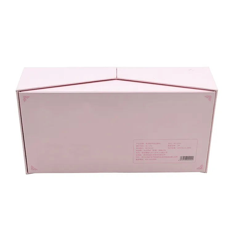 Cosmetics Gift Box Recyclable Beauty Packaging Luxury Cosmetic Cardboard Paper Double Door Wall Slide Open Flip Top Gift Box