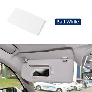 Blanc <span class=keywords><strong>sel</strong></span> pour <span class=keywords><strong>Peugeot</strong></span> 308S 508 3008 4008 2013-2025 pare-soleil pare-soleil couvercle en verre maquillage miroir support panneau sans lumières - Product Image 1