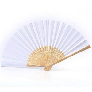 Abanicos de Bambú para Invitados de Boda, Artesanía Elegante de Bambú - Product Image 1