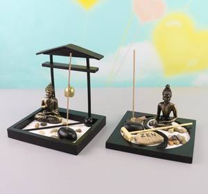 Logo personnalisé bambou bois bricolage bouddha statue arbre miniature japonais <span class=keywords><strong>zen</strong></span> jardin kit mini <span class=keywords><strong>zen</strong></span> <span class=keywords><strong>sable</strong></span> table jardin râteau pour bureau - Product Image 6