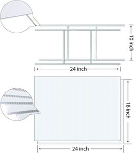 Panneau de jardin personnalisé en plastique ondulé avec piquet en H, imperméable, résistant aux UV, écologique, léger et résistant aux intempéries, 24*18 - Product Image 2