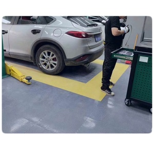 500*500mm PVC Modular Interlocking Tiles Plastic Vinyl Flooring <b>Roll</b> for Home Bedroom Workshop Office Hotel School Use - Product Image 6