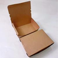 Boîtes à lunch rectangulaires écologiques de qualité alimentaire, jetables, réutilisables, multifonctionnelles, en papier kraft, pour restaurant, usage domestique