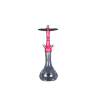 Meilleure vente Bouteille d'eau portable en verre Shisha Hookah de haute qualité OEM ODM Logo personnalisé Style moderne Miroir Technique coloré
