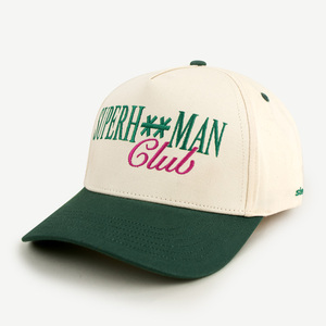 Cappelli da Baseball a 5 Pannelli Strutturati in Cotone di Alta Qualità con Visiera in Pelle Scamosciata e Cordoncino, Ricamo Personalizzato - Product Image 2