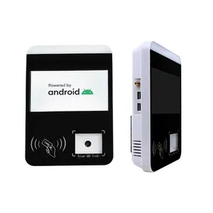 Mesin tiket Bus/validasi kartu Bus Android, akses pembaca kartu pintar dengan 3 Slot kartu Sim Terminal Bus pembayaran NFC