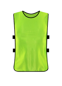 2024 unisexe personnalisé 100% Polyester Football gilet respirant Football formation bavoirs sport Pinnies avec entraînement de coupe automatisé - Product Image 3