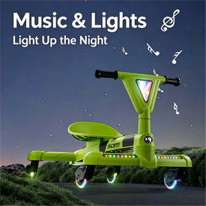 Voiture à roulettes pliable pour enfants, rotation à 360 degrés, jeu en plein air, pour les enfants de 3 à 6 ans - Product Image 5