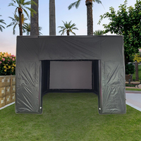 Publicité Gonflable Golf Sim Bay Tente Pratique En Plein Air Gonflable Golf Simulateur Enceinte