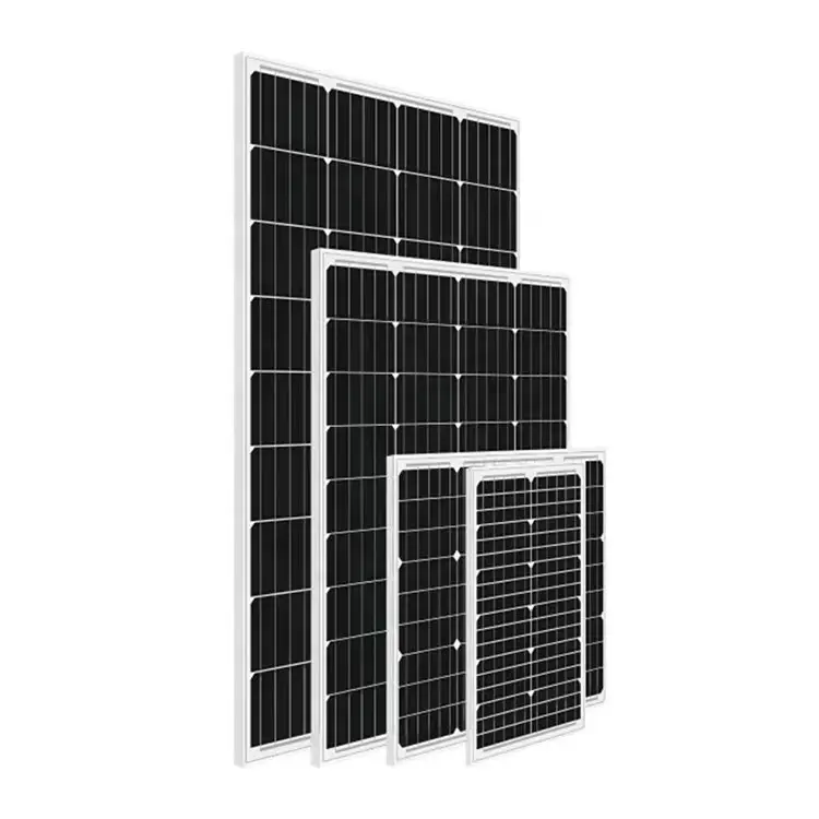 Sel Panel surya 100W Panel surya bingkai Mono Harga rendah disetujui untuk sistem rumah dan komersial