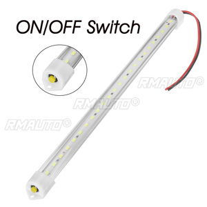 Bande lumineuse LED 12V pour intérieur de voiture, interrupteur marche/arrêt, pour camionnette, camion, camping-car, caravane, camping, RV, 1/2/4 pièces - Product Image 3