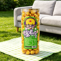 Popcorn sucré sans graisses trans en marque blanche OEM, en sachet avec sucre 120g, emballage personnalisé pour les marques de détail mondiales