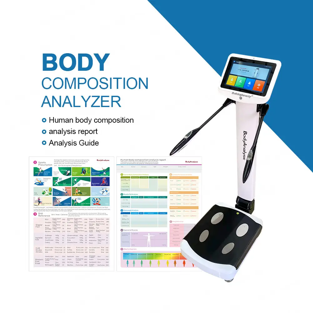 Nuovo corpo USA 3D Scanner composizione corporea analizzatore 8-elettrodo analisi di impedenza bioelettrica