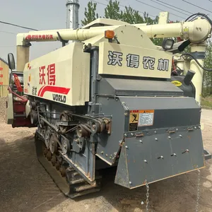 4LZ-1.0LC Wheat Rice Combine Harvester for Sale Harvester Machine 1200 Working Width 1 Rows 3600rpm