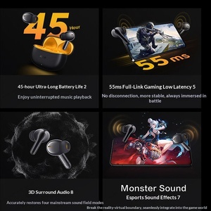 Auricolari True Wireless In-Ear IQOO TWS 1i, Batteria a Lunga Durata, Impermeabili IP54, <span class=keywords><strong>45</strong></span> Ore in Standby, Cancellazione Attiva del Rumore - Product Image 5