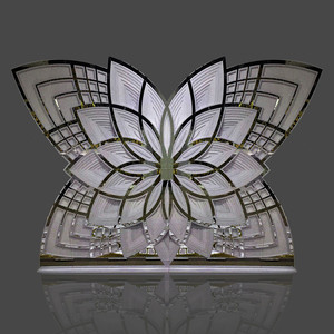 Pas cher Prix Blanc et Or PVC/Acier Inoxydable 3 Pièces Amovible Rosette de Mariage Toile de Fond et <span class=keywords><strong>Table</strong></span> - Product Image 6