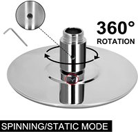 45MM Pole Dance 360 Spinning et Statique Perforable Fitness Stripper Pole Dancing Pole