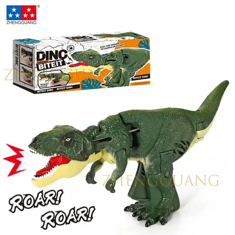 Zhengguang Toys Super Large Simulated Walking Fire Breathing Tyrannosaurus Rex Model Toy Electric Spray Dinosaur