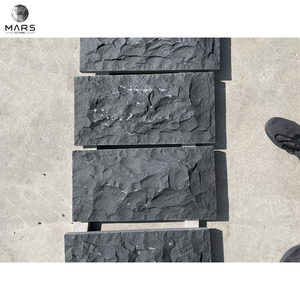 Hot Bán Tự Nhiên Tinh Khiết Đen Bazan Gạch Đá Cho Ngoài Trời Thiết Kế Pavers - Product Image 5