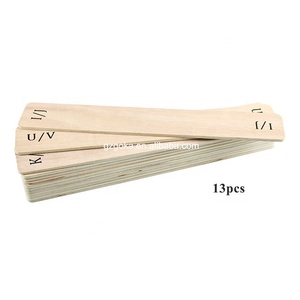 Organiseurs de disques vinyles LP de 12 pouces en bois, languettes <span class=keywords><strong>alphabétiques</strong></span>, séparateurs de disques avec deux directions - Product Image 5