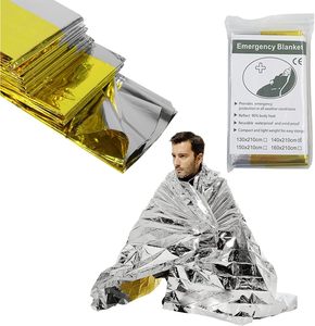Paquete De 2 Sacos De Dormir De Supervivencia De Emergencia