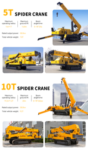 رافعة عنكبوتية صغيرة بذراع دوار كامل تعمل بالديزل والكهرباء بسعة 3 و5 و8 و10 أطنان للبيع من المصنع - Product Image 6