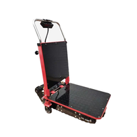 Chariot électrique à batterie au lithium pour escaliers avec plate-forme de transport sur chenilles à trois roues personnalisable OEM