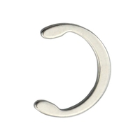 Custom Spring Steel A235 Black Oxide Lock Washer External Retaining Ring Type C Circlip